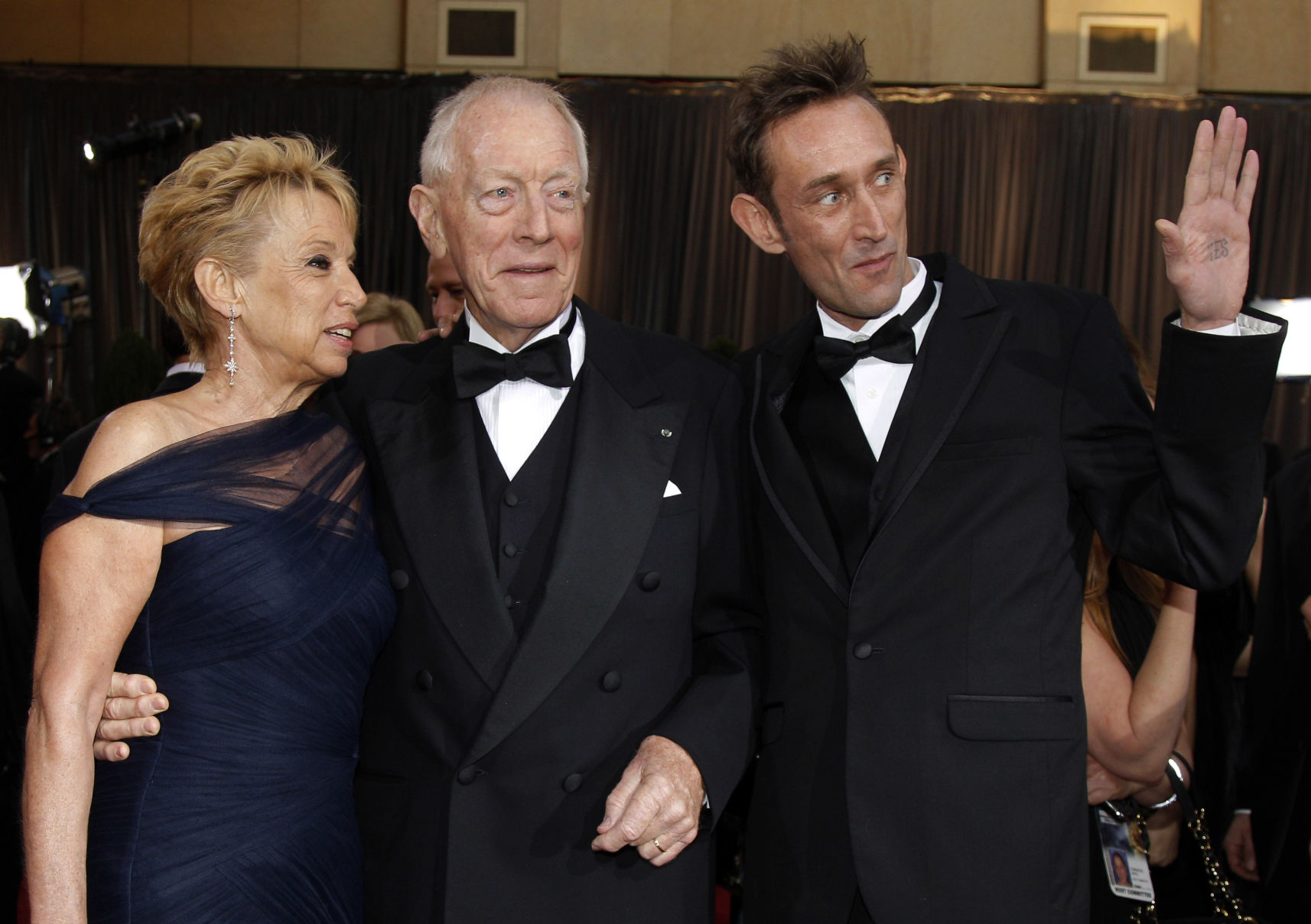 Catherine Brelet, Max von Sydow, Cedric von Sydow